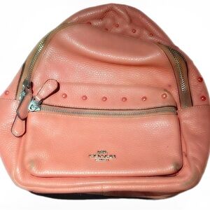 Coach Coral Leather Backpack